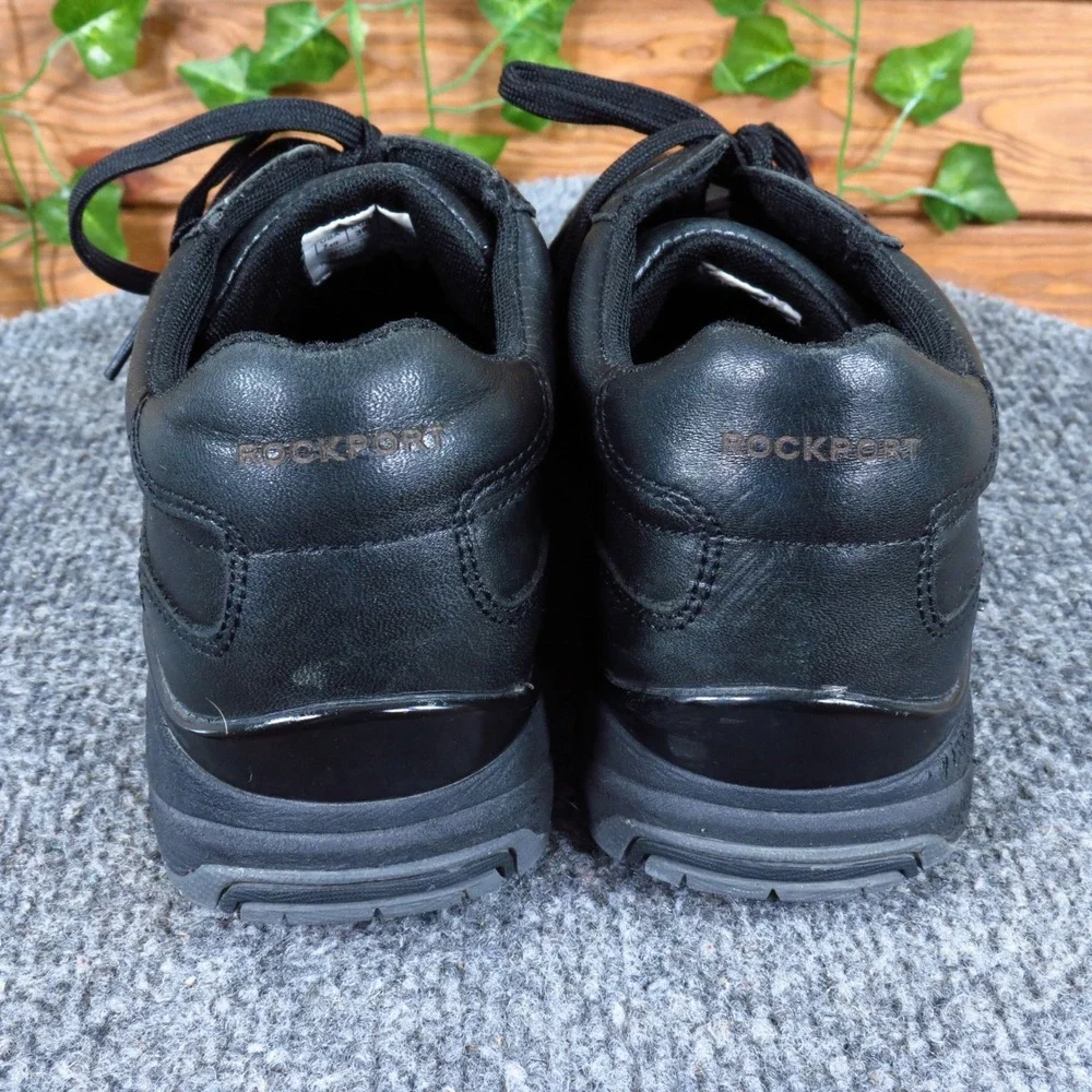 Rockport APW9132 Women Walking Shoe Size 7.5 Performance Comfort Black Leather